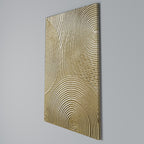 GOLDEN WAVES UNFOLD Vertical Canvas Print
