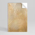 GOLDEN WAVES UNFOLD Póster Autocolante Vertical