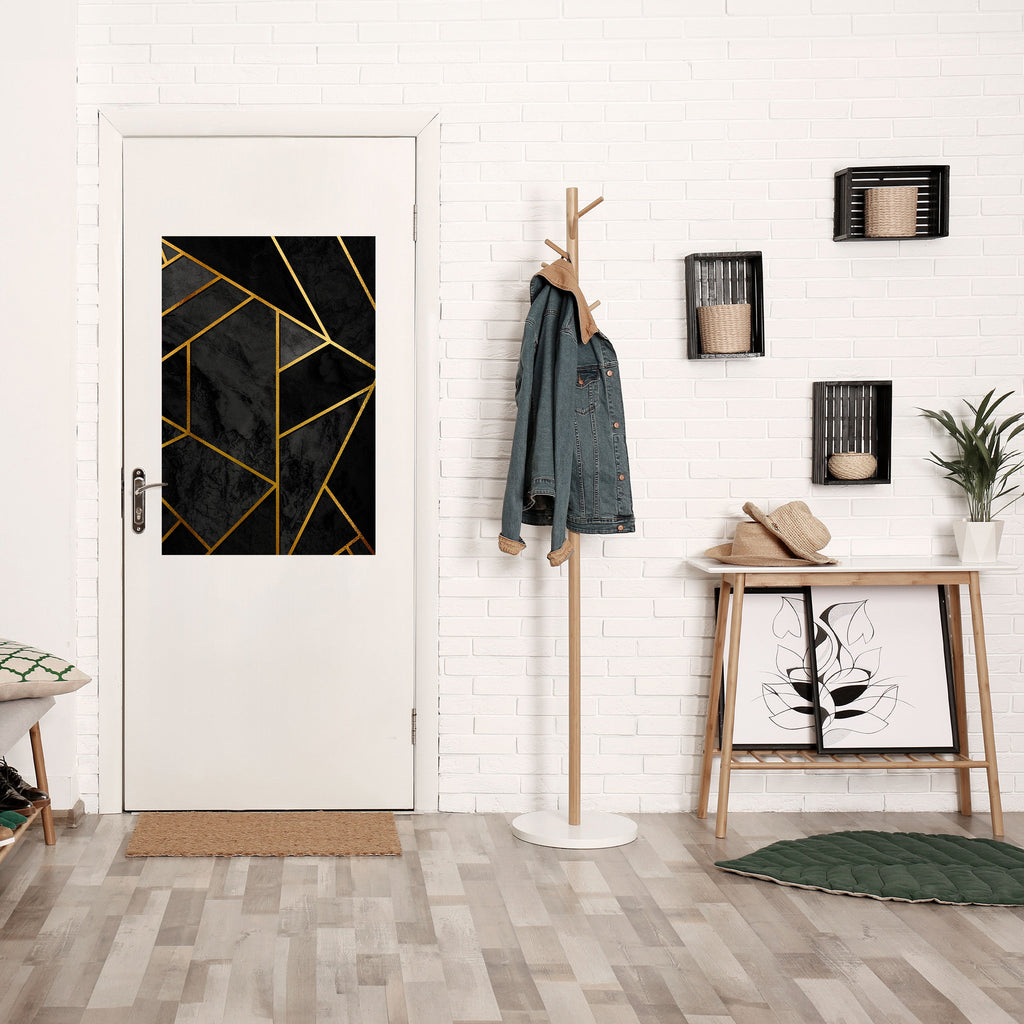 GLINTING GEOMETRIC DREAMS Peel and Stick Vertical Poster