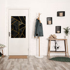 GLINTING GEOMETRIC DREAMS Peel and Stick Vertical Poster