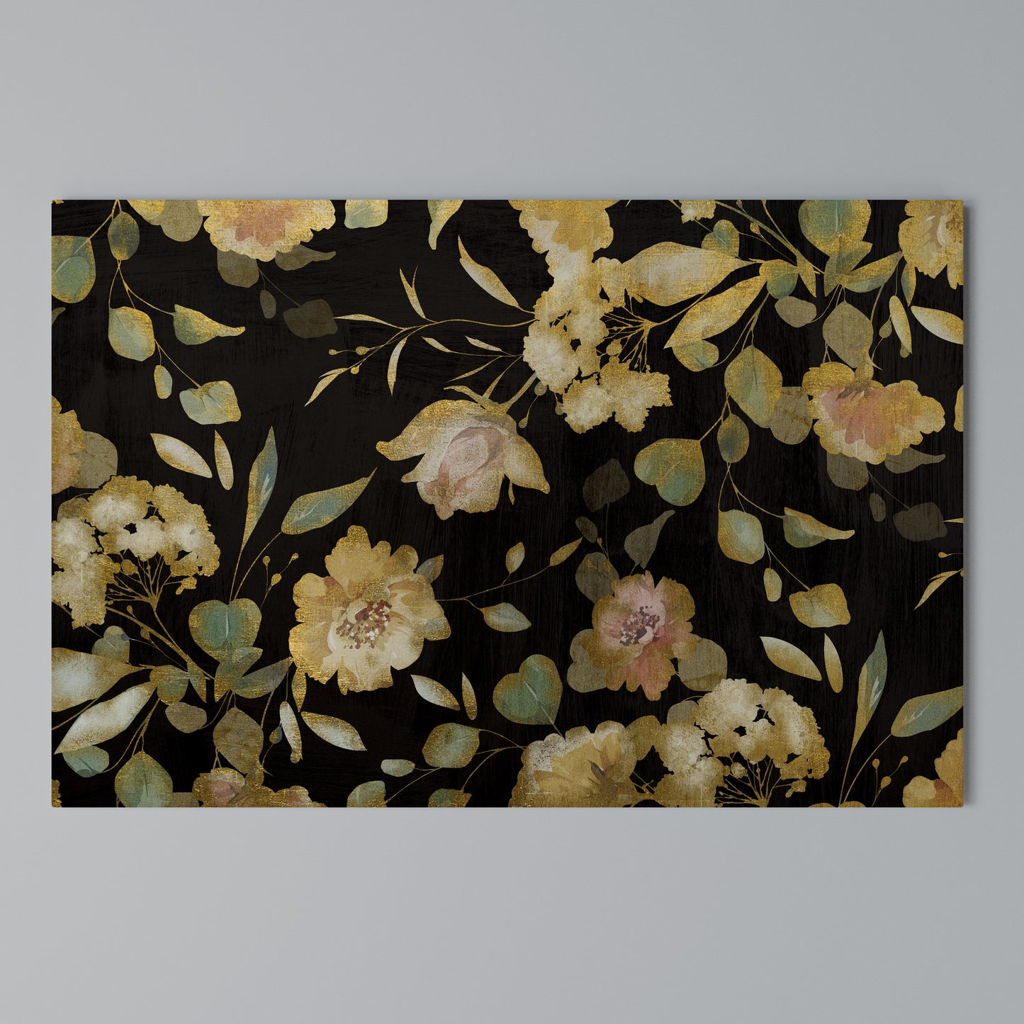MODEST FLORAL Horizontal Canvas Print