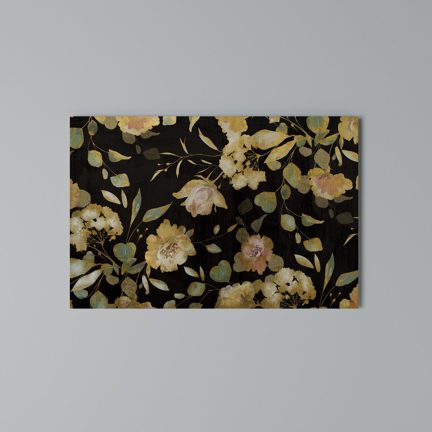 MODEST FLORAL Horizontal Canvas Print