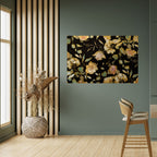 MODEST FLORAL Peel and Stick Horizontal Poster