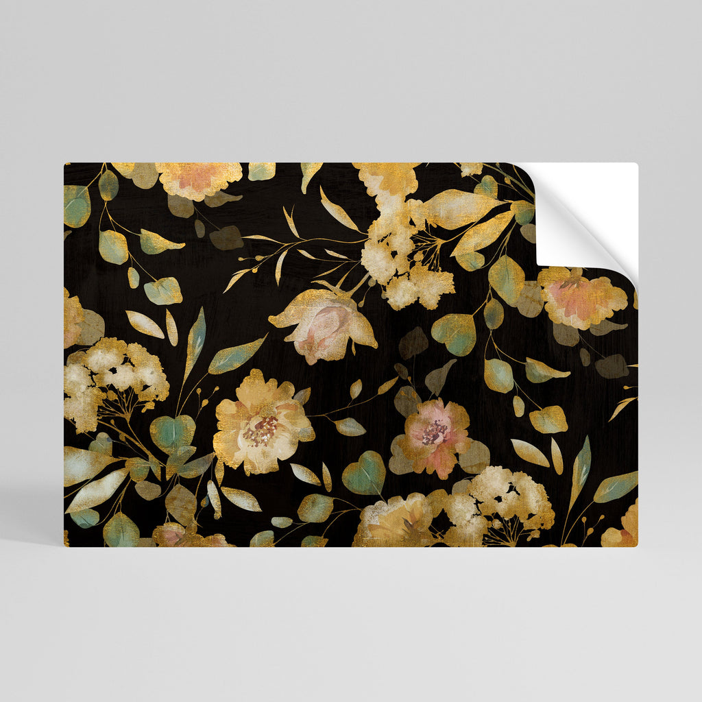 MODEST FLORAL Peel and Stick Horizontal Poster
