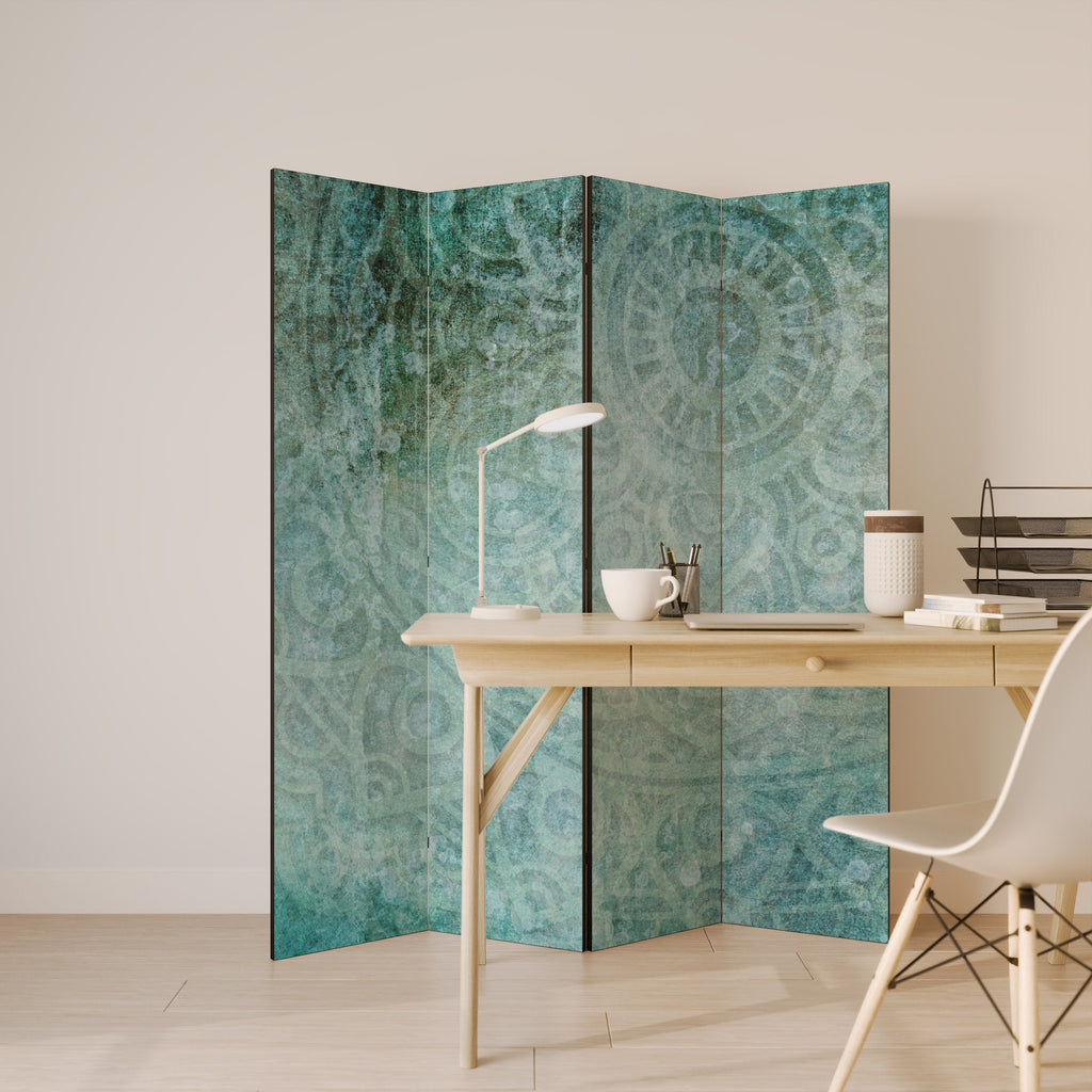 TIMELESS TEXTURAL TIDE Biombo Decorativo de 4 Painéis