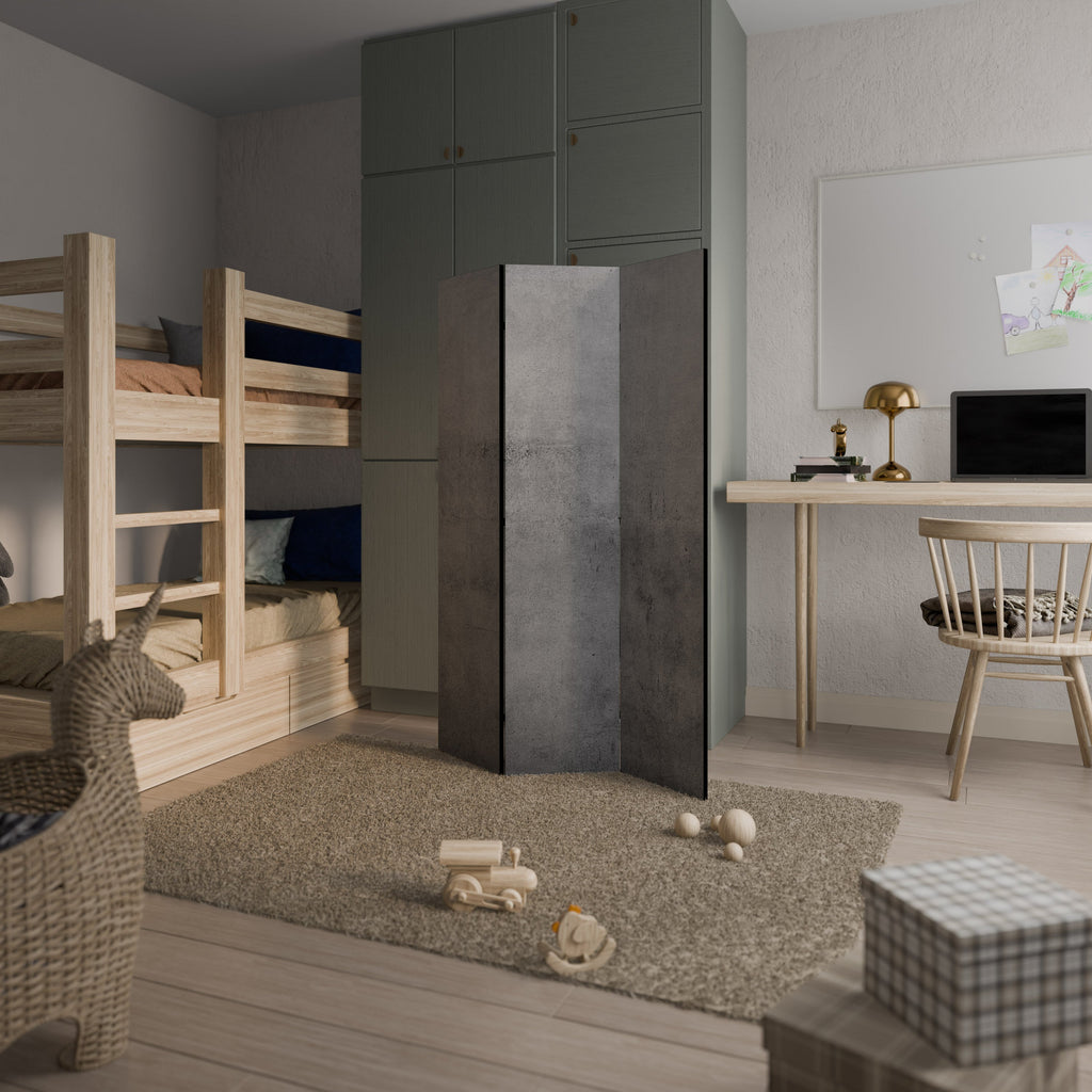 SUBTLE SHADOWS DISPLAY Biombo Decorativo de 3 Painéis