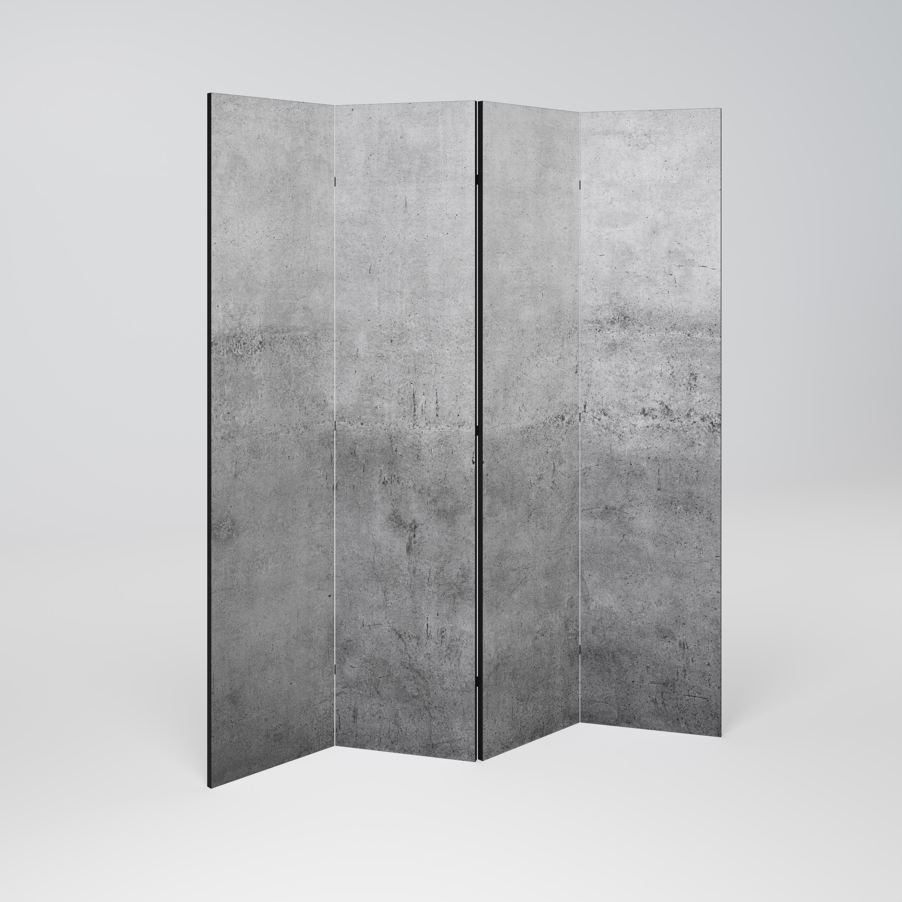 SUBTLE SHADOWS DISPLAY Biombo Decorativo de 4 Painéis