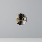 MARBLE OF TOMMORROW Prateleira Oval Decorativa em Efeito Carvalho