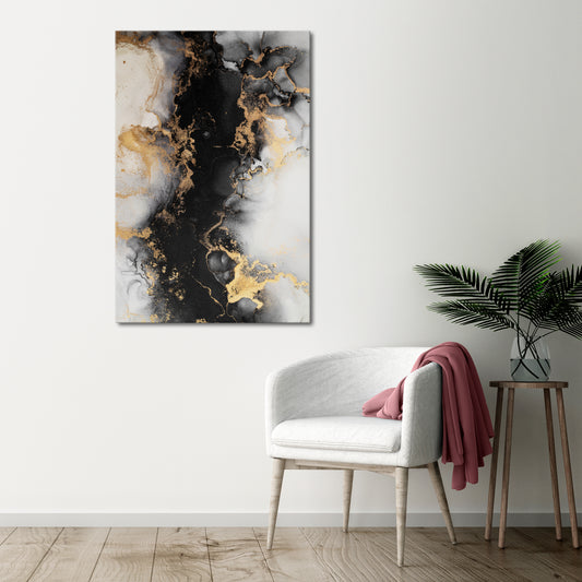 MARBLE OF TOMMORROW Vertical Canvas Print