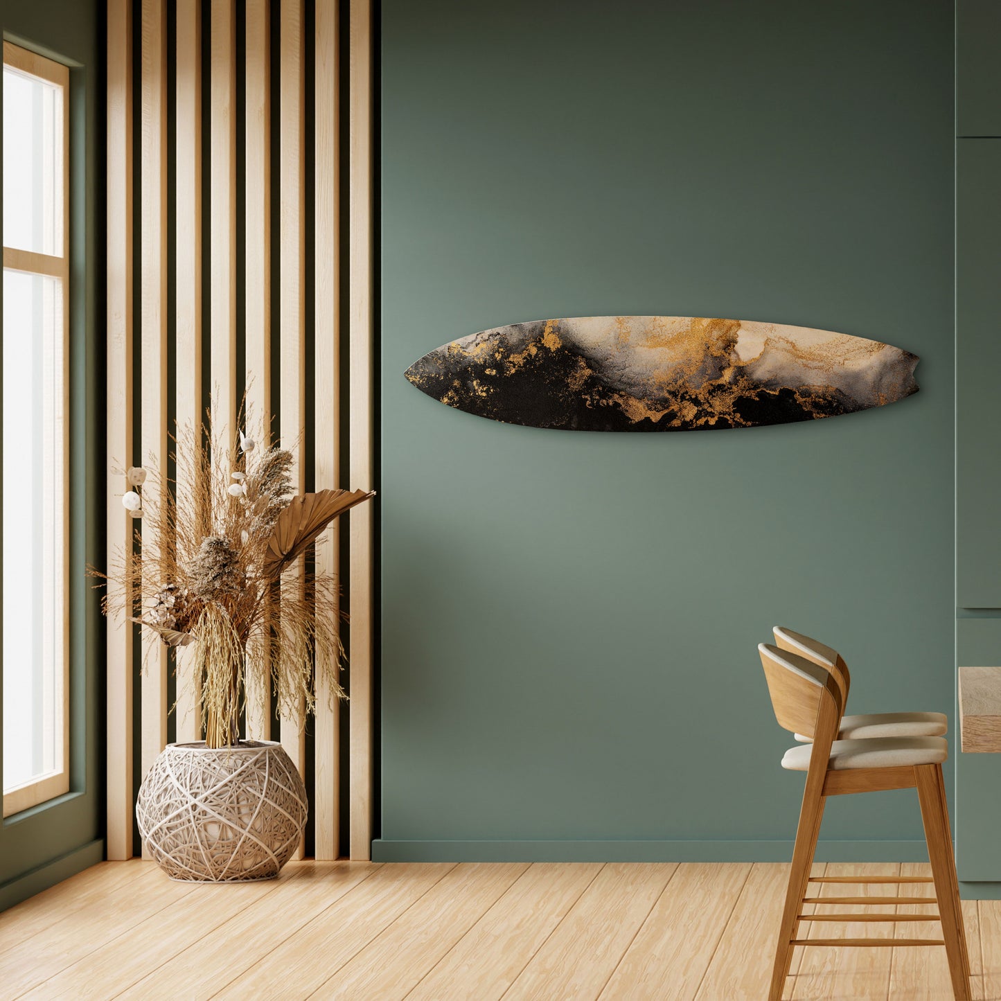 MARBLE OF TOMMORROW Painel Decorativo Prancha de Surf