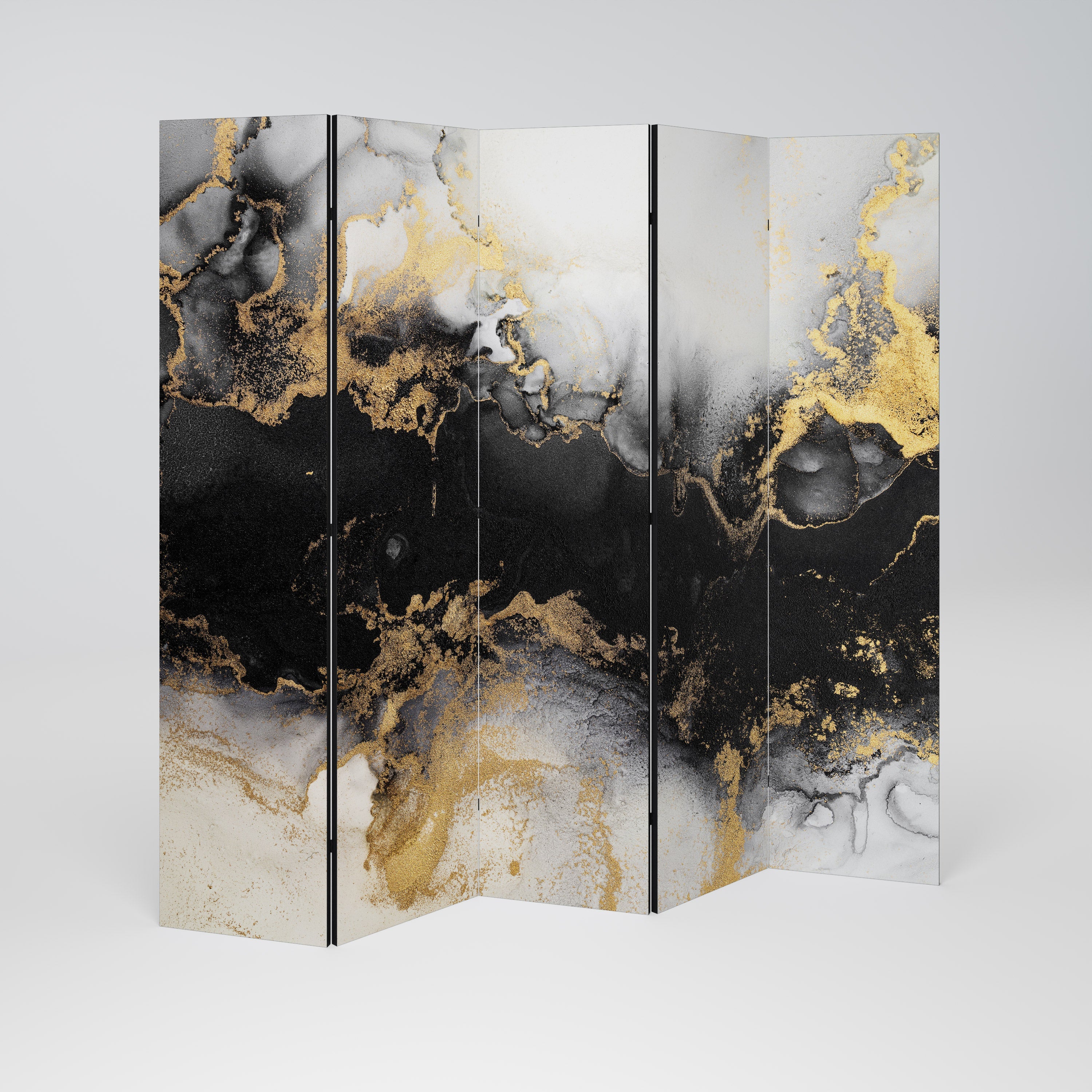 MARBLE OF TOMMORROW Biombo Decorativo de 5 Painéis