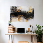 MARBLE OF TOMMORROW Peel and Stick Horizontal Poster