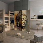 TRANQUIL BUDDHA WHISPERS Biombo Decorativo de 4 Painéis