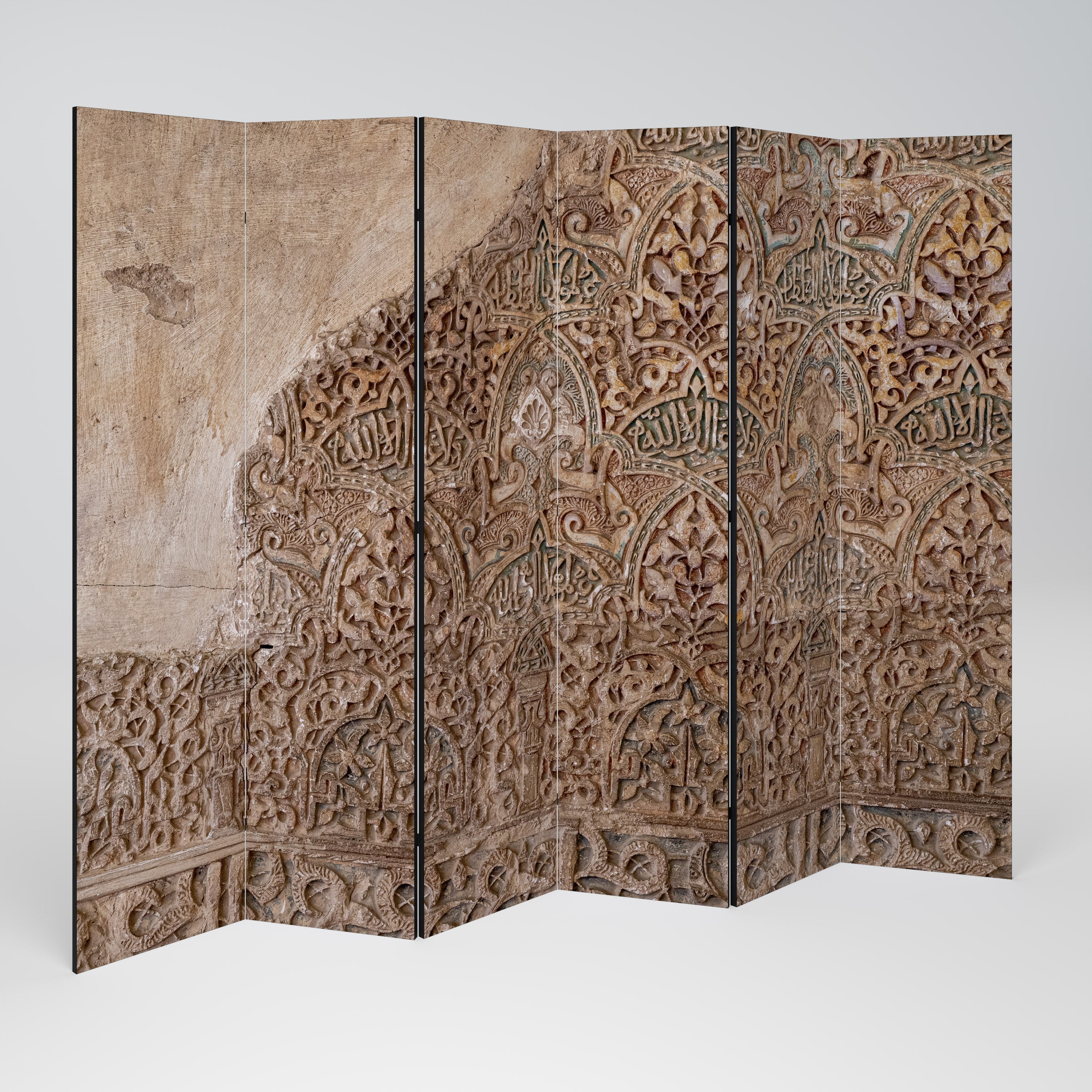 ARABESQUE WHISPERS Biombo Decorativo de 6 Painéis