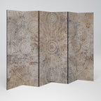 ENIGMATIC PATTERNS Decorative 6-Panel Room Divider