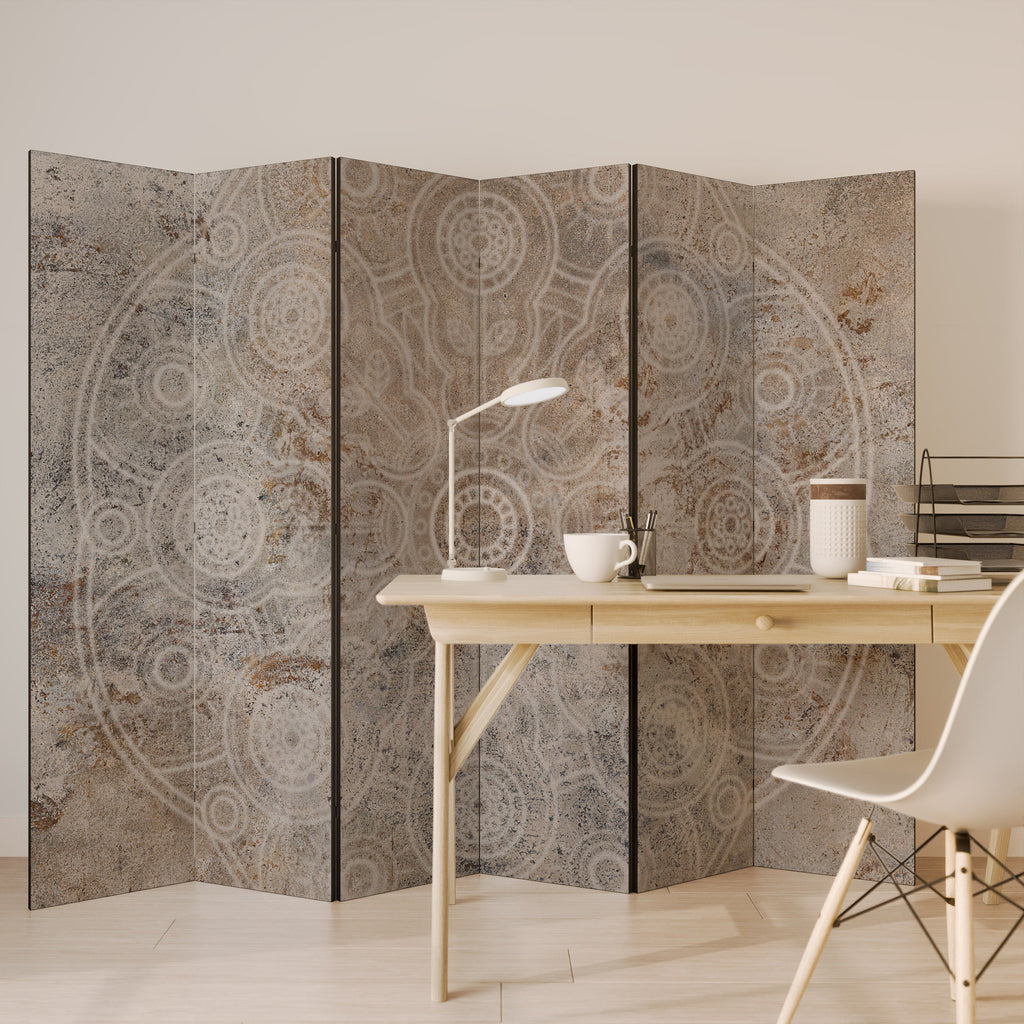 ENIGMATIC PATTERNS Decorative 6-Panel Room Divider