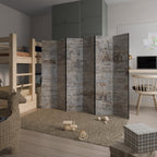 MYSTIC PATINA Biombo Decorativo de 6 Painéis