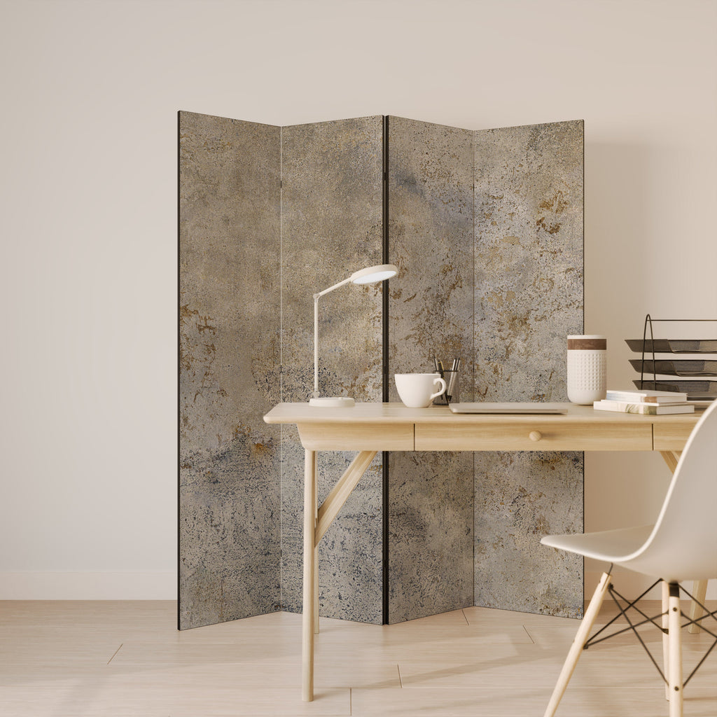 ABSTRACT EARTH CANVAS Biombo Decorativo de 4 Painéis