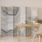 GOLDEN RIDGES Decorative 6-Panel Room Divider
