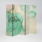 MARBLEIZED MYSTIQUE Biombo de 5 Painéis