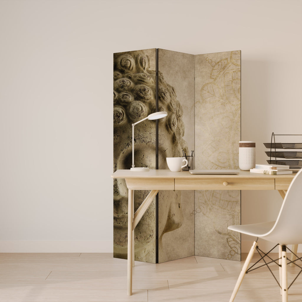 MYSTICAL MEDITATION SCENE Biombo Decorativo de 3 Painéis