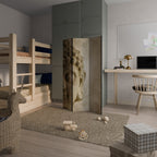 MYSTICAL MEDITATION SCENE Biombo Decorativo de 3 Painéis