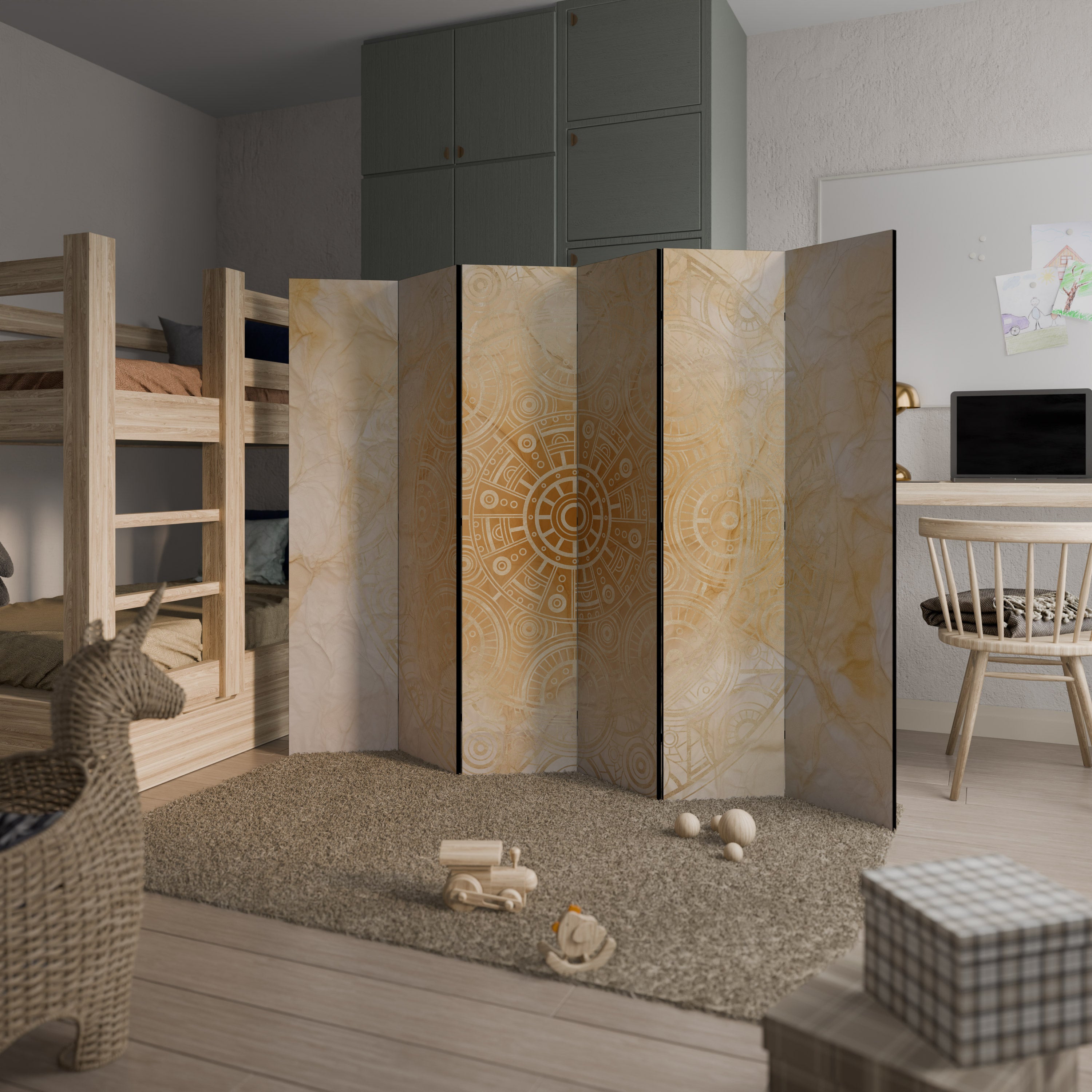 UNTOLD MYSTERIES 6-Panel Room Divider