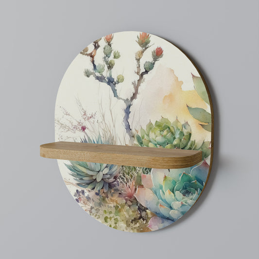 SUCCULENT WHIMSY Art Shelf