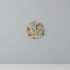 SUCCULENT WHIMSY Prateleira Redonda Decorativa em Efeito Carvalho