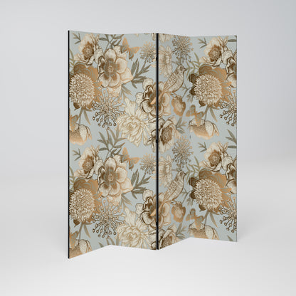 SUCCULENT WHIMSY 4-Panel Room Divider