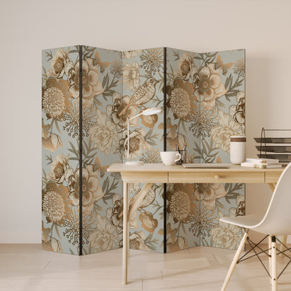 SUCCULENT WHIMSY 5-Panel Room Divider