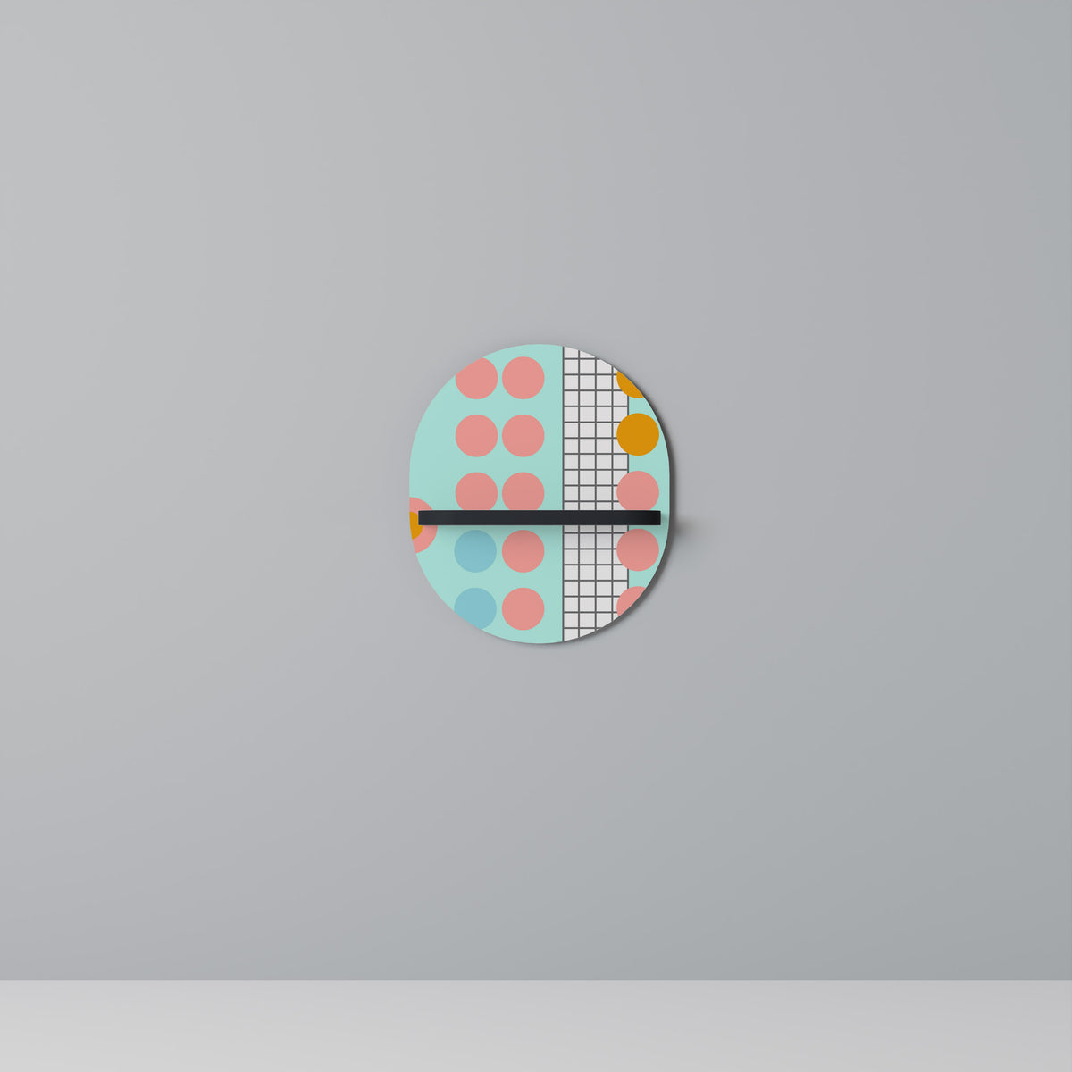 RETRO GRID Art Shelf