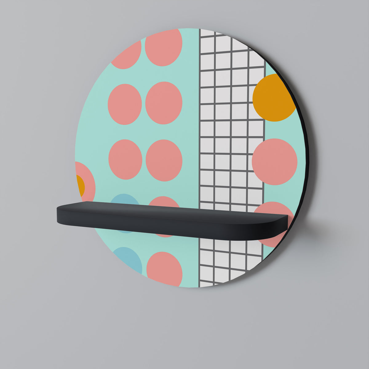 RETRO GRID Art Shelf