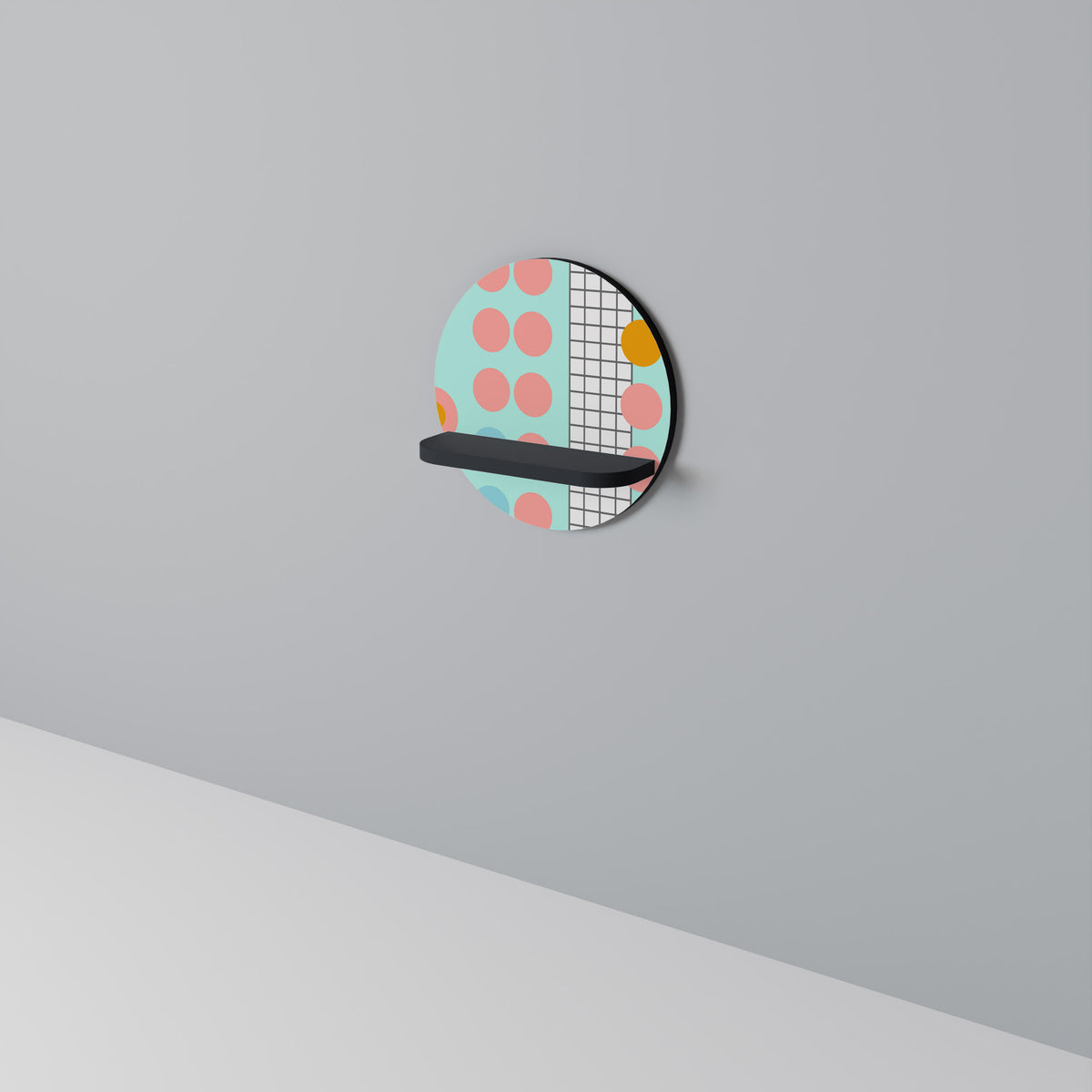 RETRO GRID Prateleira Artística