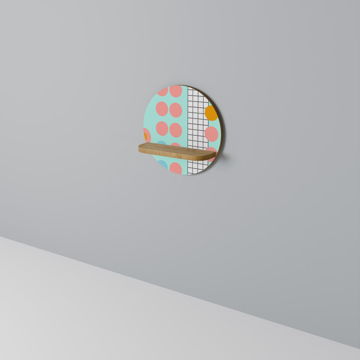 RETRO GRID Prateleira Artística