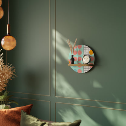 RETRO GRID Art Shelf