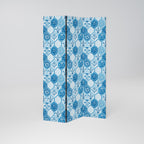 AQUATIC HEXAGON DREAM Decorative 3-Panel Room Divider