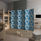 AQUATIC HEXAGON DREAM Decorative 6-Panel Room Divider