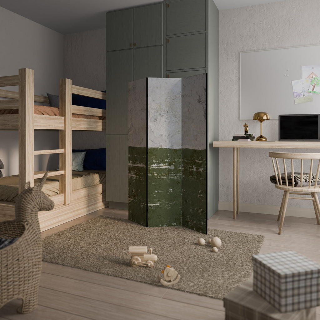 RUSTIC RADIANCE ASSEMBLED Biombo Decorativo de 3 Painéis