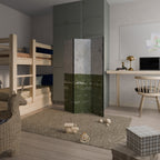 RUSTIC RADIANCE ASSEMBLED Biombo Decorativo de 3 Painéis