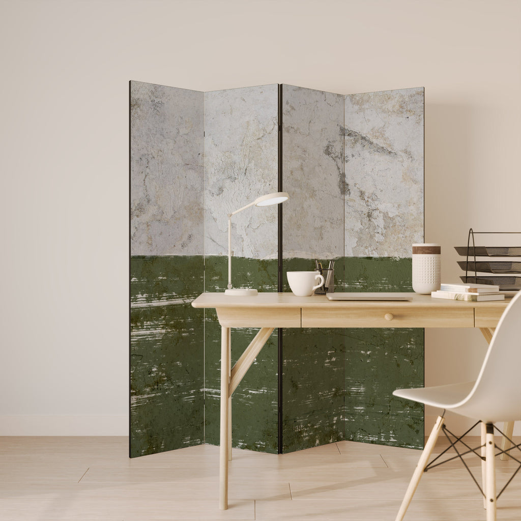 RUSTIC RADIANCE ASSEMBLED Biombo Decorativo de 4 Painéis