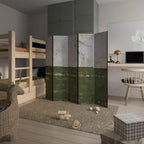 RUSTIC RADIANCE ASSEMBLED 5-Panel Room Divider