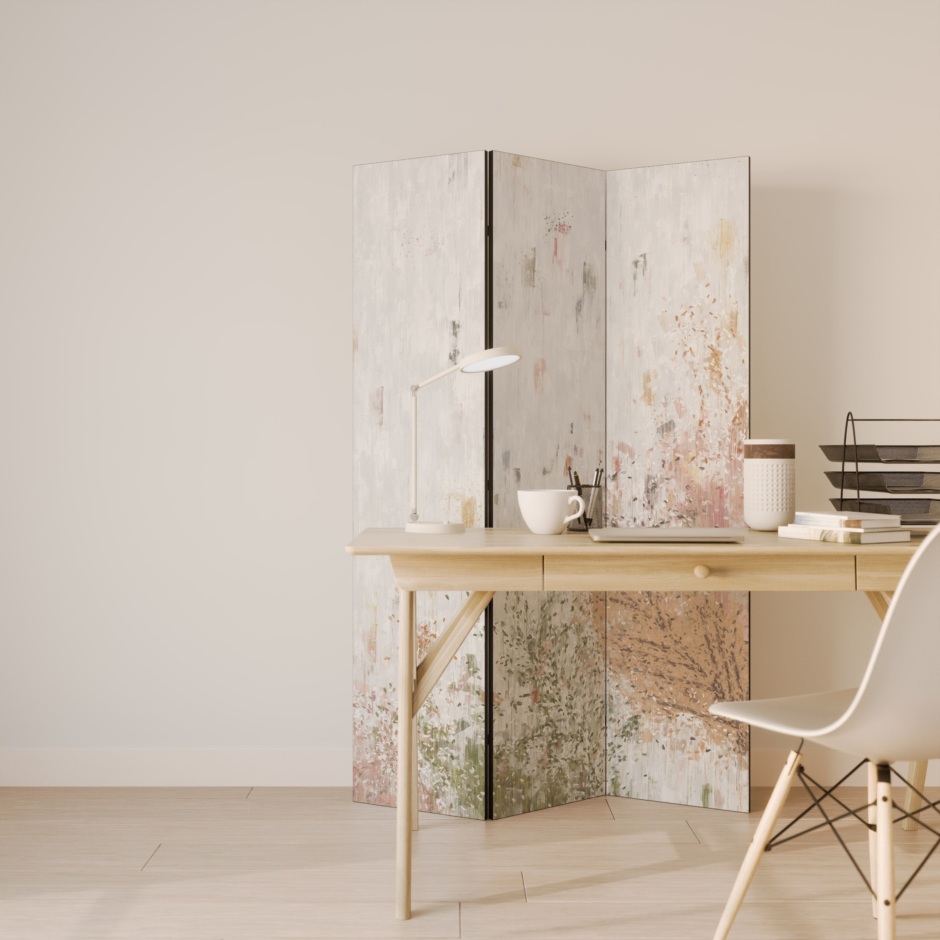 DAILY RHAPSODIES Biombo Decorativo de 3 Painéis