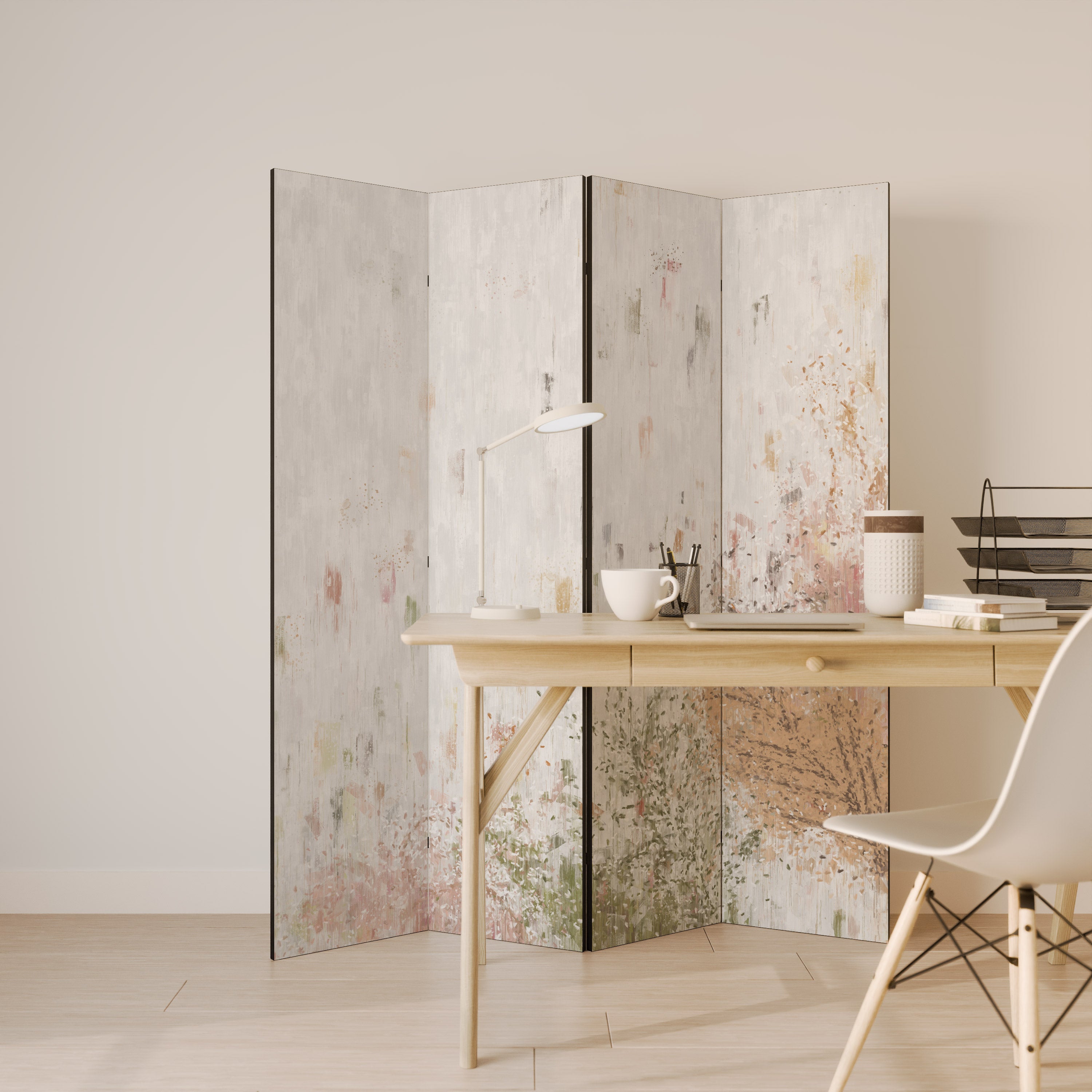 DAILY RHAPSODIES 4-Panel Room Divider