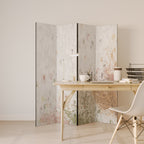 DAILY RHAPSODIES Biombo Decorativo de 4 Painéis