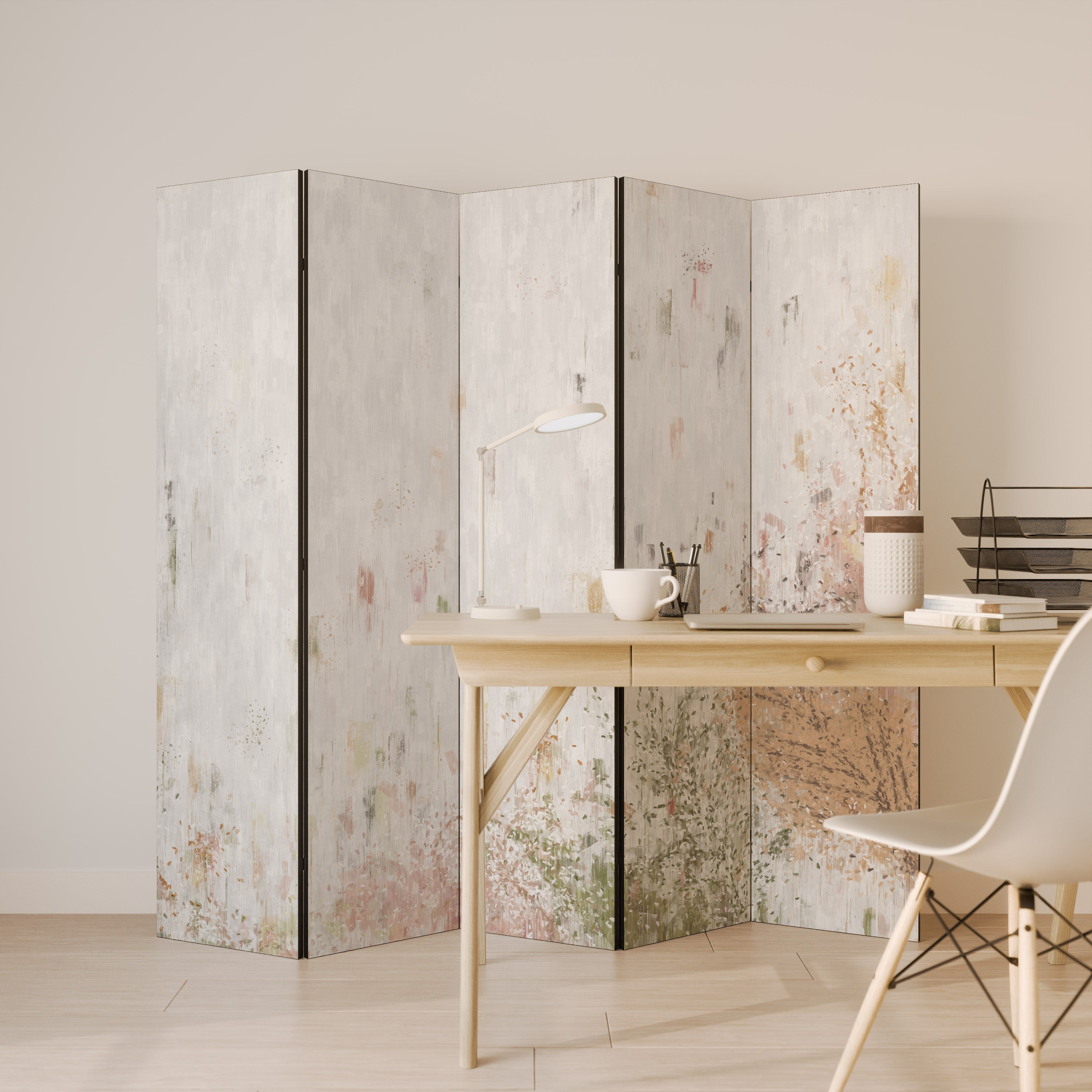 DAILY RHAPSODIES 5-Panel Room Divider