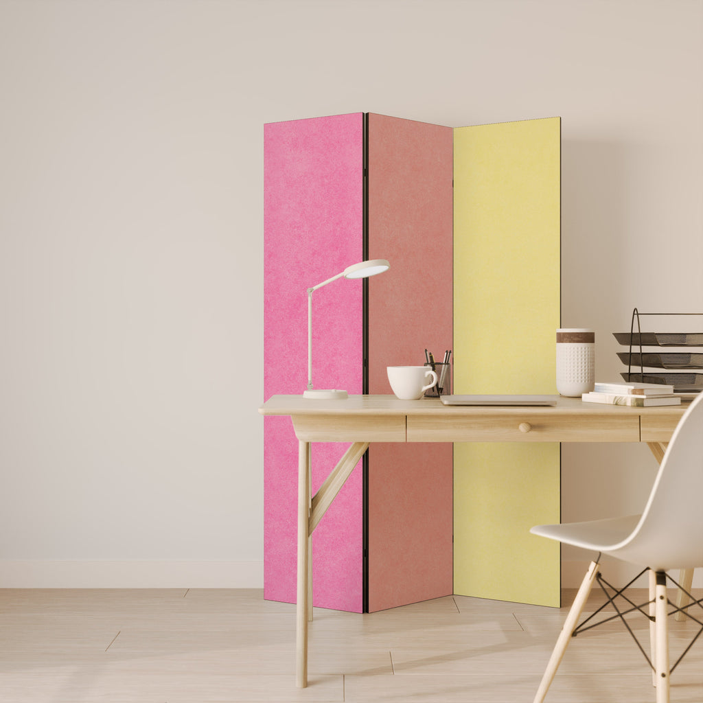 LIKE A ROLLING SHADE Biombo Decorativo de 3 Painéis