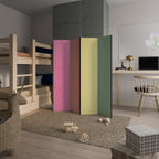 LIKE A ROLLING SHADE Biombo Decorativo de 4 Painéis