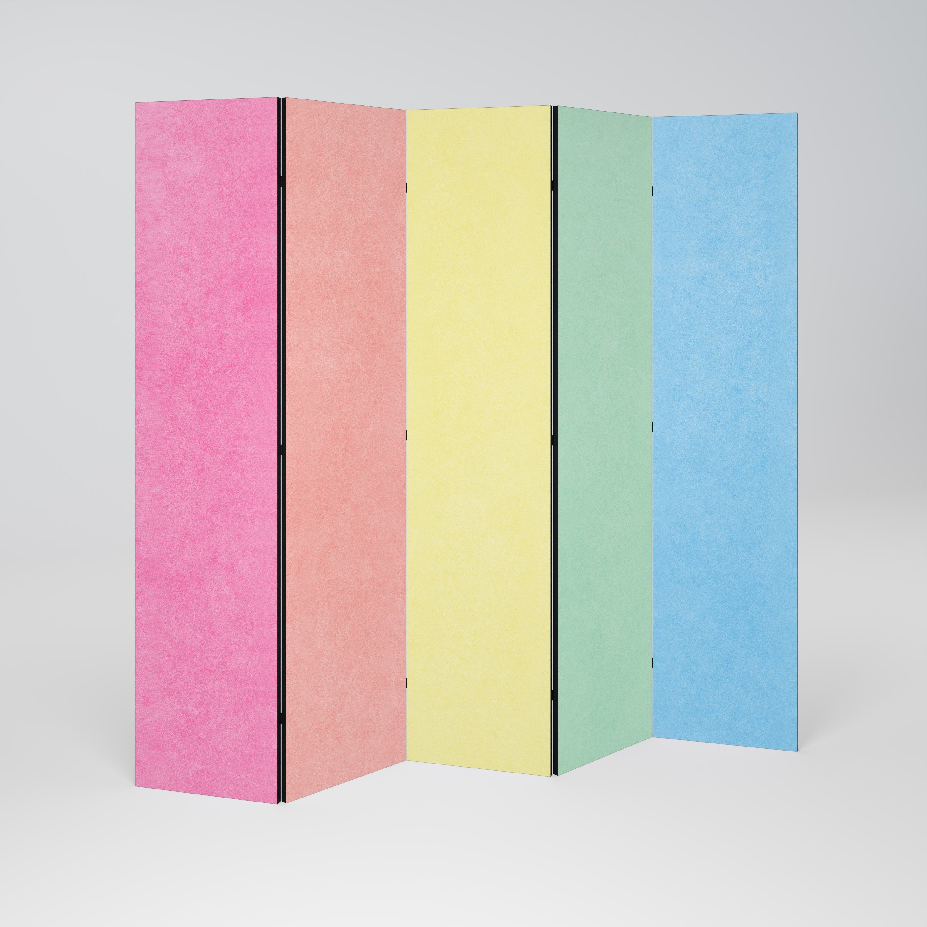 LIKE A ROLLING SHADE Biombo Decorativo de 5 Painéis