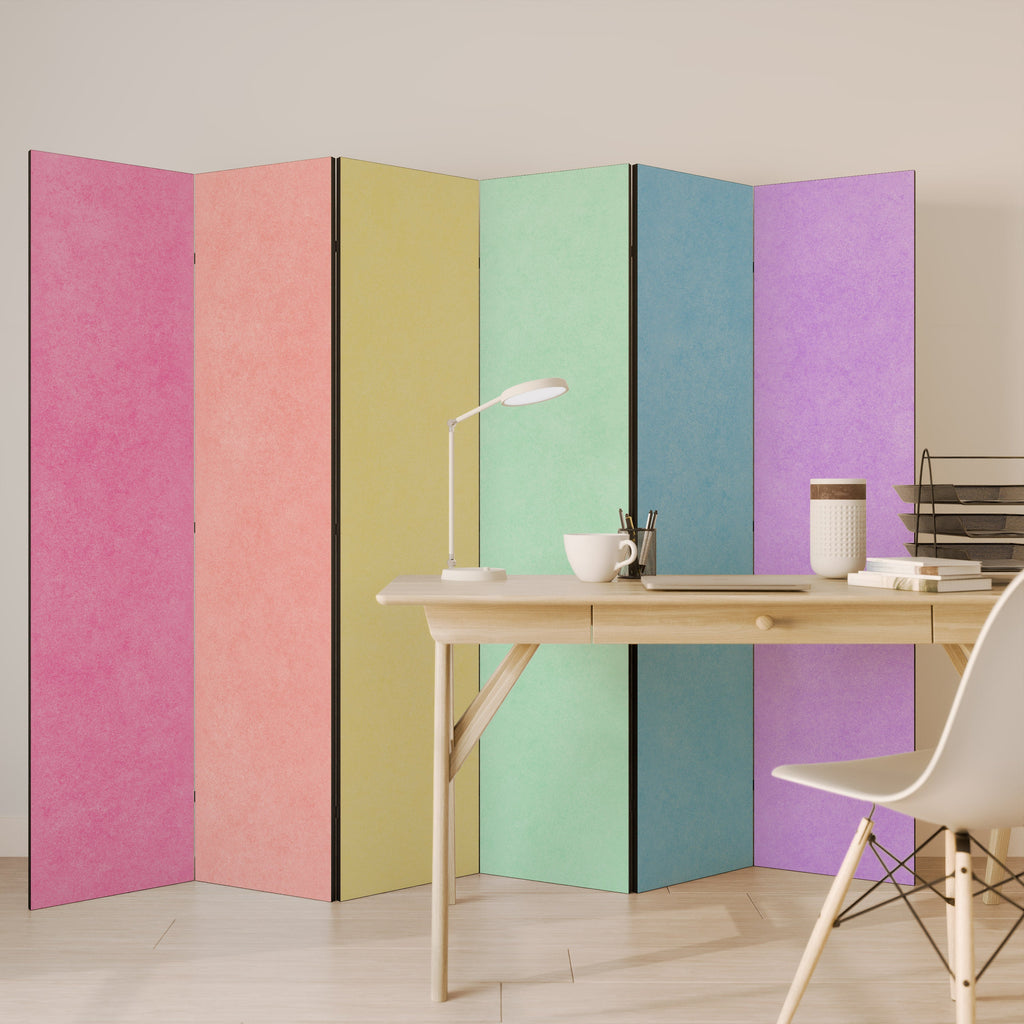 LIKE A ROLLING SHADE Biombo Decorativo de 6 Painéis